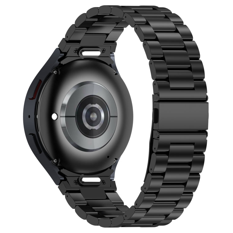 Bracelet de montre en métal à trois perles de style bouton, For Samsung Galaxy Watch6/6 Classic/5/5 Pro