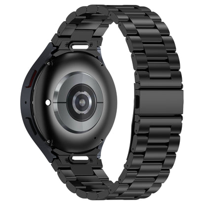Bracelet de montre en métal à trois perles de style bouton, For Samsung Galaxy Watch6/6 Classic/5/5 Pro