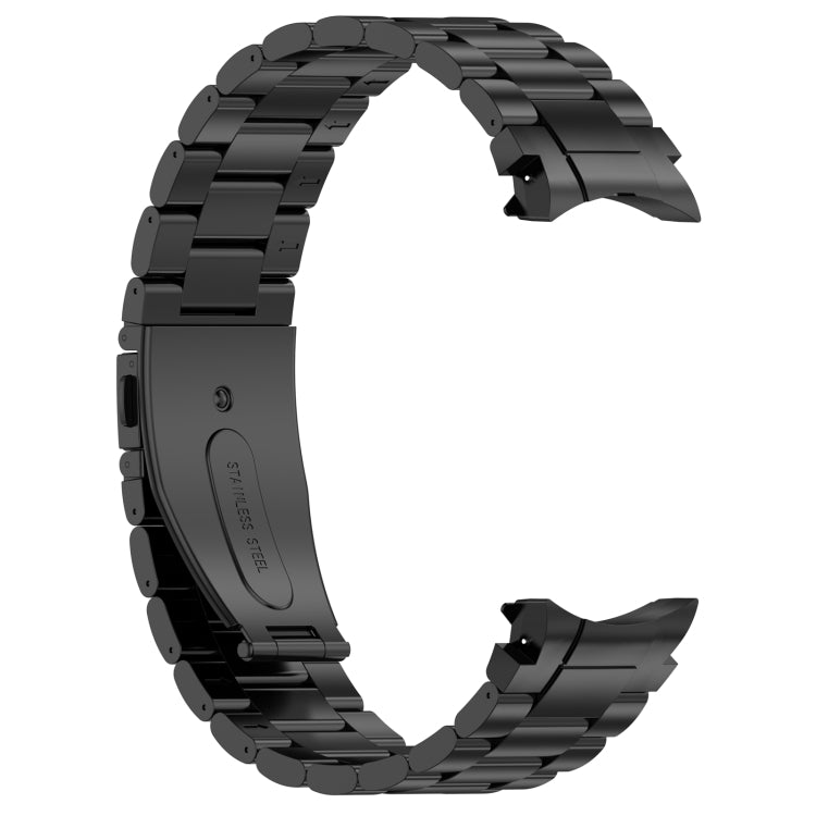 Bracelet de montre en métal à trois perles de style bouton, For Samsung Galaxy Watch6/6 Classic/5/5 Pro