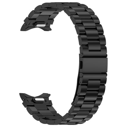 Bracelet de montre en métal à trois perles de style bouton, For Samsung Galaxy Watch6/6 Classic/5/5 Pro