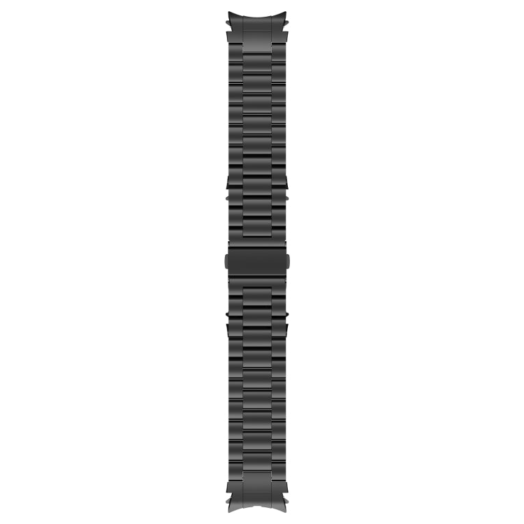 Bracelet de montre en métal à trois perles de style bouton, For Samsung Galaxy Watch6/6 Classic/5/5 Pro