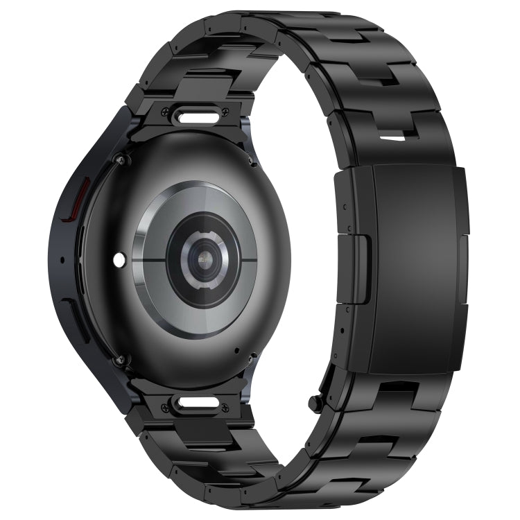 Bracelet de montre en métal et acier titane de style bouton, For Samsung Galaxy Watch6/6 Classic/5/5 Pro