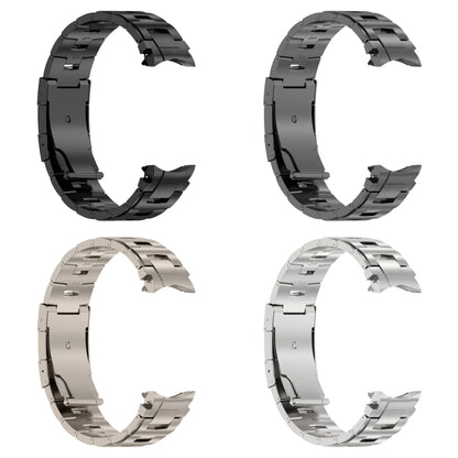 Bracelet de montre en métal et acier titane de style bouton, For Samsung Galaxy Watch6/6 Classic/5/5 Pro