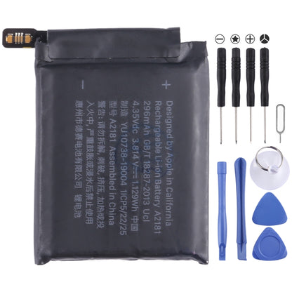 Batterie Li-ion, For Apple Watch SE 40mm A2277 2020 245mAh, For Apple Watch SE 44mm A2181 2020 296mAh