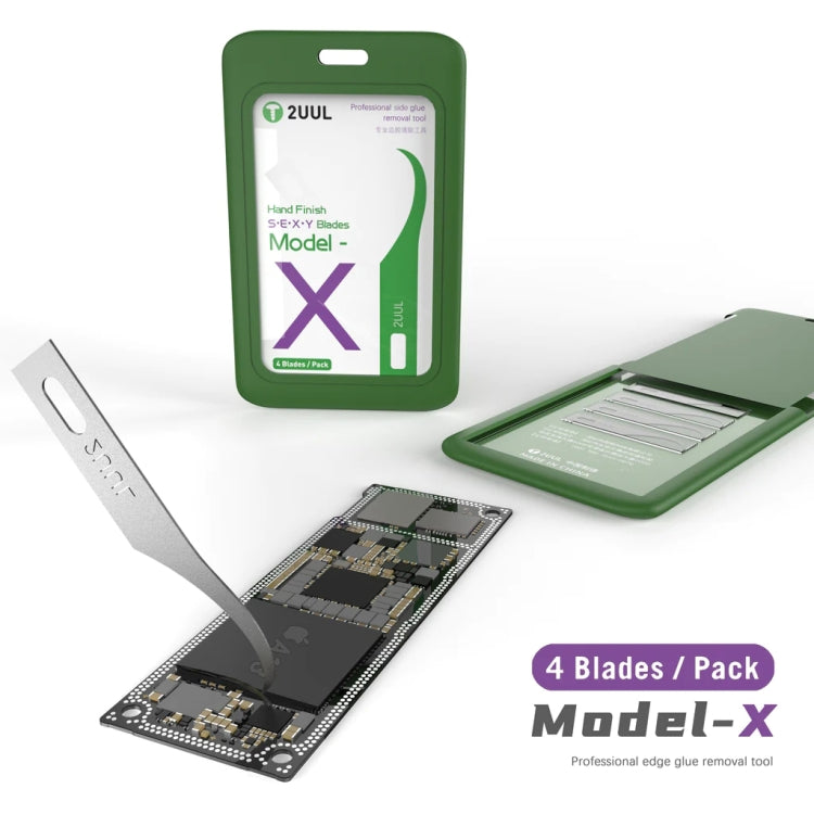 Lames de finition de main 2UUL pour le décollement/retrait d'écran de téléphone IC