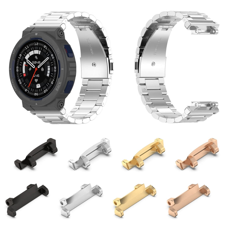 1 paire de connecteurs de bracelet de montre en métal