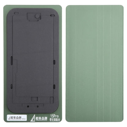 Écran LCD avec tapis de positionnement de cadre, moule fixe