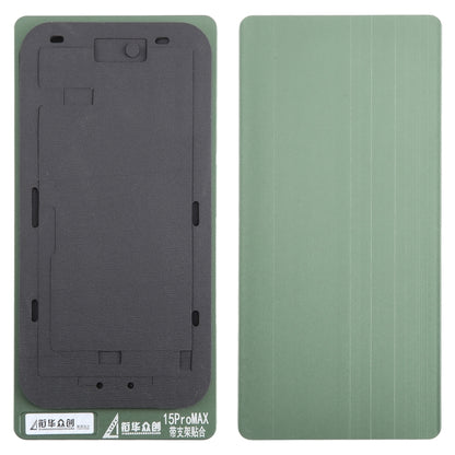 Écran LCD avec tapis de positionnement de cadre, moule fixe
