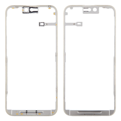 Cadre de cadre d'écran LCD avant, For iPhone 16 Pro Max, For iPhone 16 Pro, For iPhone 16 Plus, For iPhone 16, For iPhone 15 Pro Max, For iPhone 15 Pro, For iPhone 15 Plus, For iPhone 15