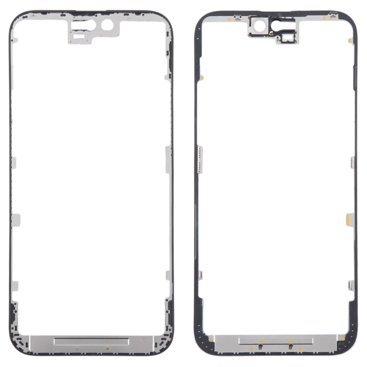 Cadre de cadre d'écran LCD avant, For iPhone 16 Pro Max, For iPhone 16 Pro, For iPhone 16 Plus, For iPhone 16, For iPhone 15 Pro Max, For iPhone 15 Pro, For iPhone 15 Plus, For iPhone 15