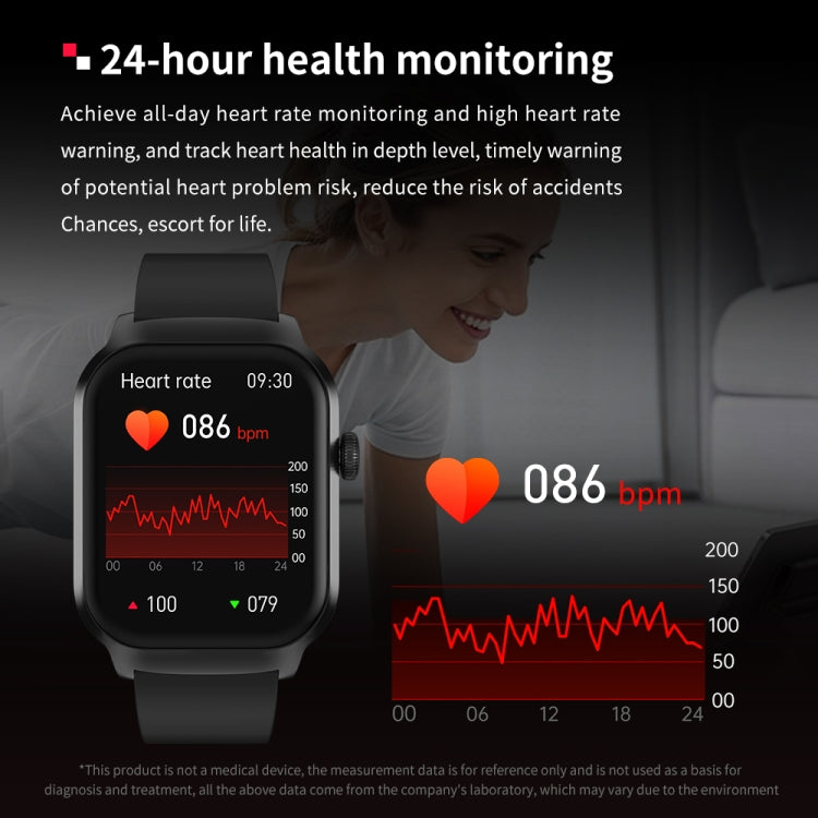 Montre intelligente avec bracelet en acier milanais de 2.01 pouces, Bluetooth, prise en charge de la surveillance de la fréquence cardiaque/glycémie Non invasive, Milanese Steel Strap Gold