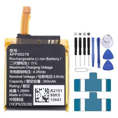 Remplacement de la batterie, For Apack APP00278 Watch, For Apack APP00276 Watch, For Apack APP00302 Watch, For Apack APP00221 Watch