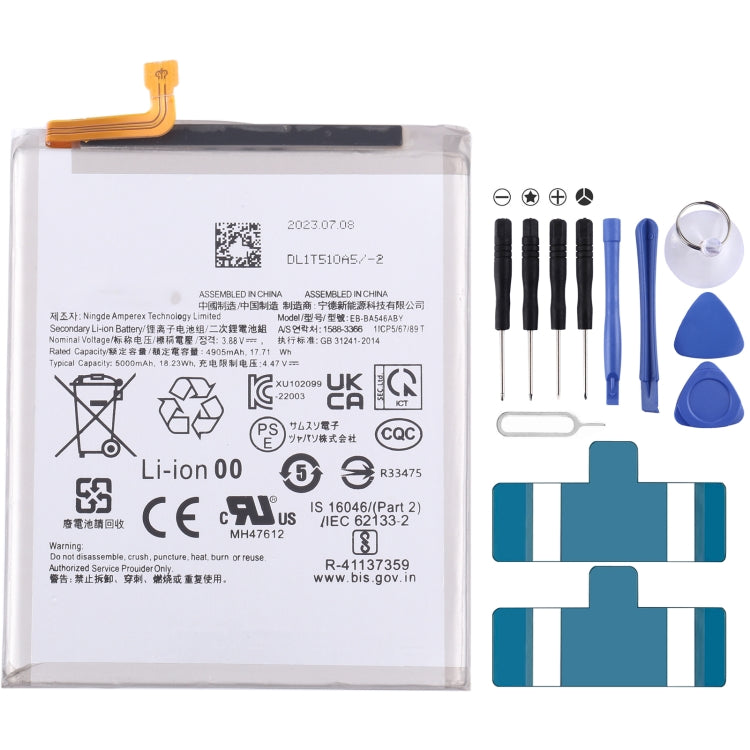 Remplacement de la batterie, For Samsung Galaxy A54 5G A546/A34 5G, For Samsung Galaxy S23 Ultra 5G, For Samsung Galaxy S23+ 5G, For Samsung Galaxy S23 5G SM-S911B, For Samsung Galaxy Xcover 5, For Samsung Galaxy A40 SM-A405F
