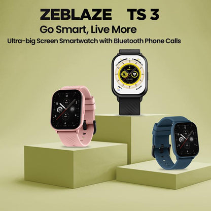 Zeblaze GTS 3 2,03 pouces IP68 montre d'appel Bluetooth intelligente étanche