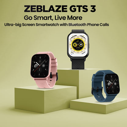 Zeblaze GTS 3 2,03 pouces IP68 montre d'appel Bluetooth intelligente étanche