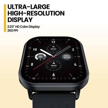Zeblaze GTS 3 2,03 pouces IP68 montre d'appel Bluetooth intelligente étanche