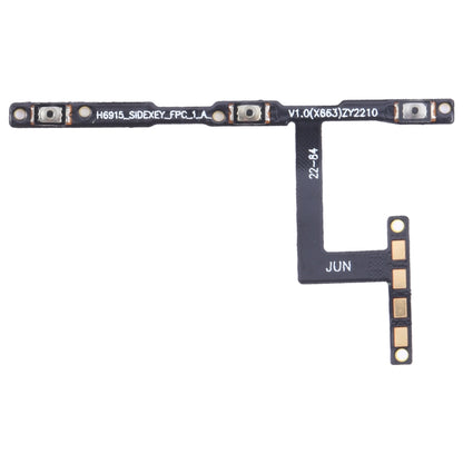 Bouton d'alimentation OEM et câble flexible du bouton de volume, For Infinix Smart 9 HD X6532C, For Infinix Hot 50 Pro 4G X6881, For Infinix Note 40S X6850B, For Infinix Hot 50i X6531, For Infinix Smart 9 X6532, For Infinix Hot 50 Pro+ 4G X6880        ...