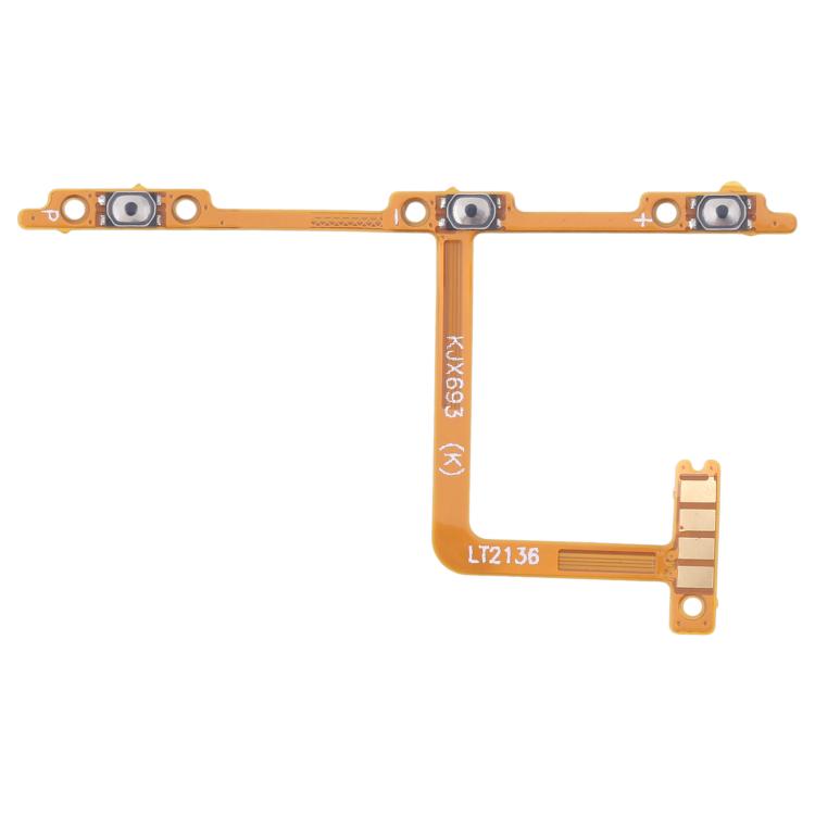 Bouton d'alimentation OEM et câble flexible du bouton de volume, For Infinix Smart 9 HD X6532C, For Infinix Hot 50 Pro 4G X6881, For Infinix Note 40S X6850B, For Infinix Hot 50i X6531, For Infinix Smart 9 X6532, For Infinix Hot 50 Pro+ 4G X6880        ...