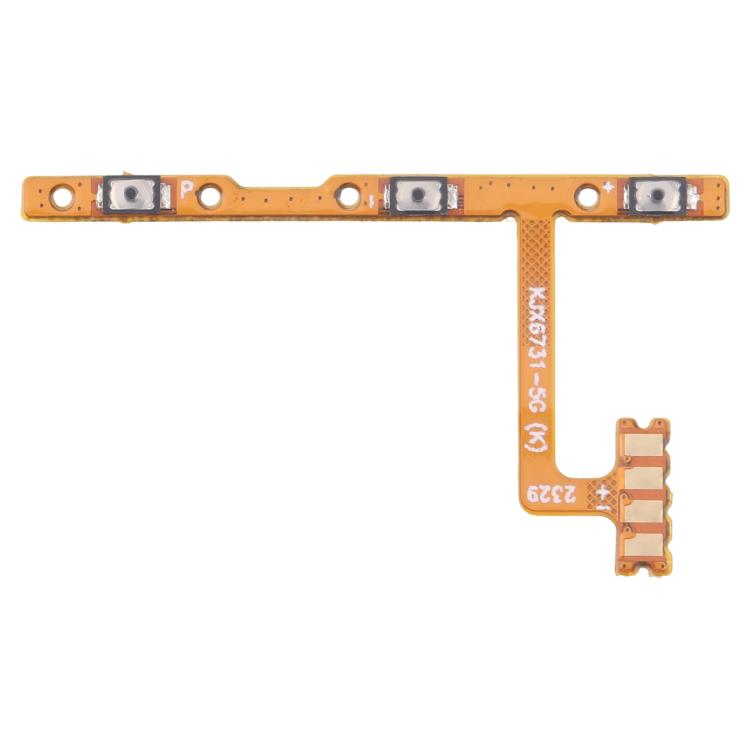 Bouton d'alimentation OEM et câble flexible du bouton de volume, For Infinix Smart 9 HD X6532C, For Infinix Hot 50 Pro 4G X6881, For Infinix Note 40S X6850B, For Infinix Hot 50i X6531, For Infinix Smart 9 X6532, For Infinix Hot 50 Pro+ 4G X6880        ...