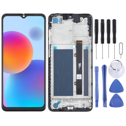 Ensemble complet de numériseur d'écran LCD avec cadre, For ZTE Blade A73 5G, For ZTE Blade A73 4G 7060, For ZTE Blade A72 5G 7540N, For ZTE Blade V40 Vita 8045, For ZTE Blade A72 4G A7040, For ZTE Blade A52 4G