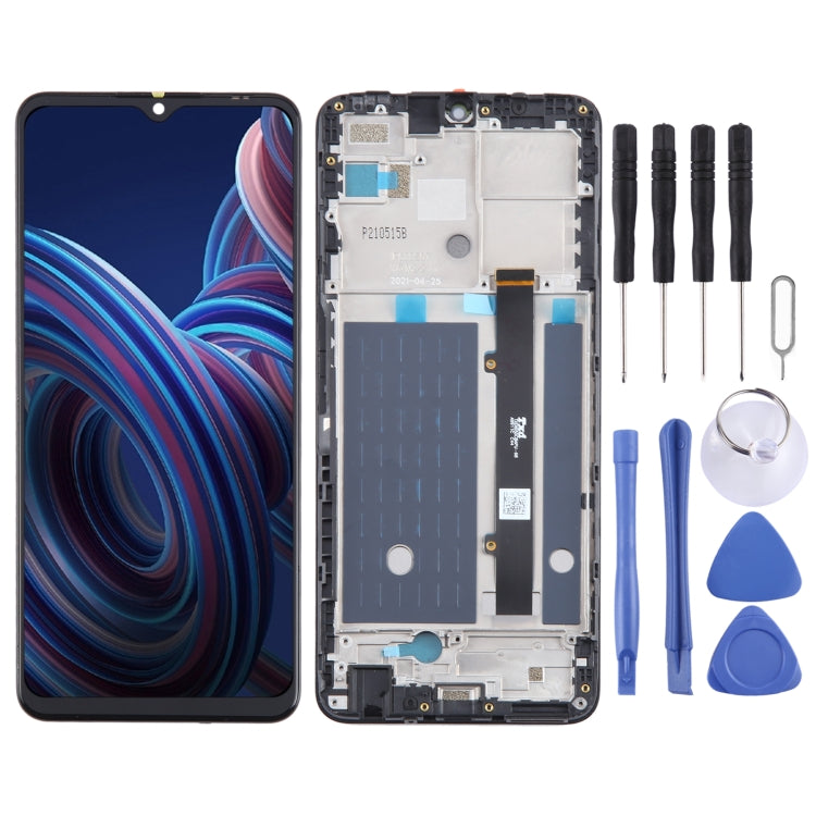 Ensemble complet de numériseur d'écran LCD avec cadre, For ZTE Blade A73 5G, For ZTE Blade A73 4G 7060, For ZTE Blade A72 5G 7540N, For ZTE Blade V40 Vita 8045, For ZTE Blade A72 4G A7040, For ZTE Blade A52 4G