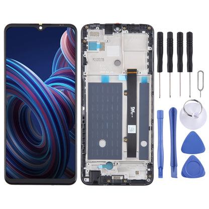 Ensemble complet de numériseur d'écran LCD avec cadre, For ZTE Blade A73 5G, For ZTE Blade A73 4G 7060, For ZTE Blade A72 5G 7540N, For ZTE Blade V40 Vita 8045, For ZTE Blade A72 4G A7040, For ZTE Blade A52 4G