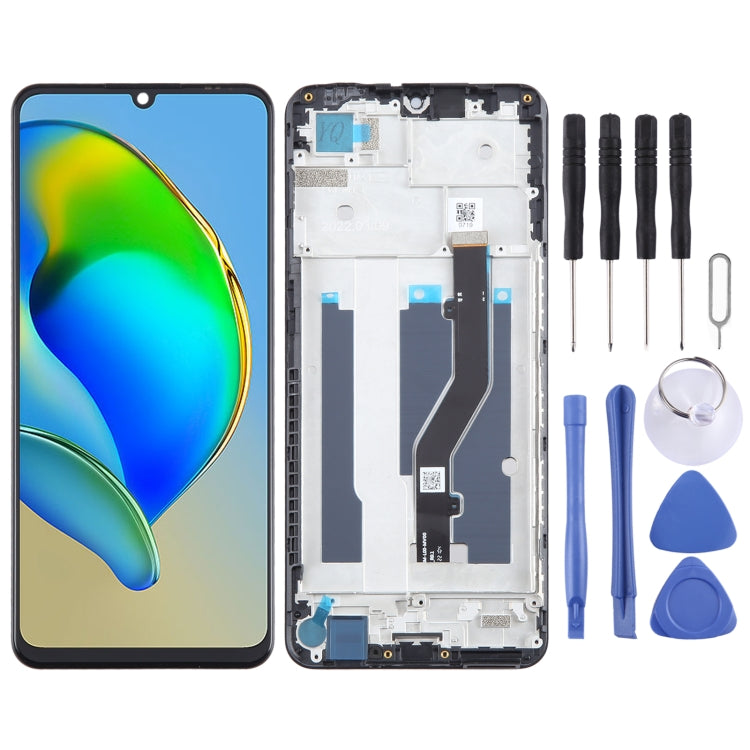 Ensemble complet de numériseur d'écran LCD avec cadre, For ZTE Blade A73 5G, For ZTE Blade A73 4G 7060, For ZTE Blade A72 5G 7540N, For ZTE Blade V40 Vita 8045, For ZTE Blade A72 4G A7040, For ZTE Blade A52 4G