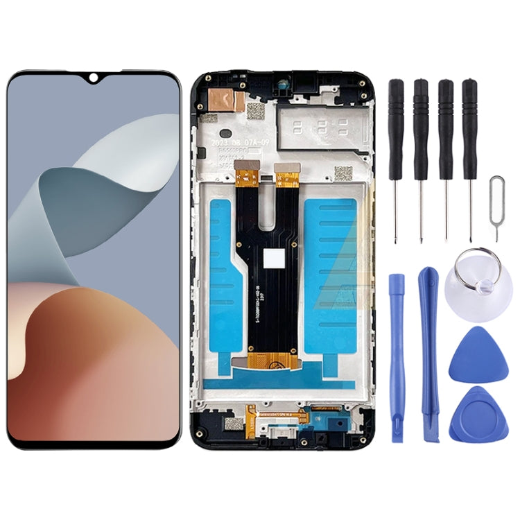 Ensemble complet de numériseur d'écran LCD avec cadre, For ZTE Blade A73 5G, For ZTE Blade A73 4G 7060, For ZTE Blade A72 5G 7540N, For ZTE Blade V40 Vita 8045, For ZTE Blade A72 4G A7040, For ZTE Blade A52 4G