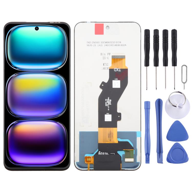 Écran LCD OEM avec assemblage complet de numériseur, For Infinix Smart 9 HD, For Infinix Hot 50i, For Infinix Smart 9, For Infinix Hot 50 5G, For Infinix Smart 8 Pro X6525B, For Infinix Smart 8 Plus X6526, For Infinix Hot 40 Pro X6837                  ...