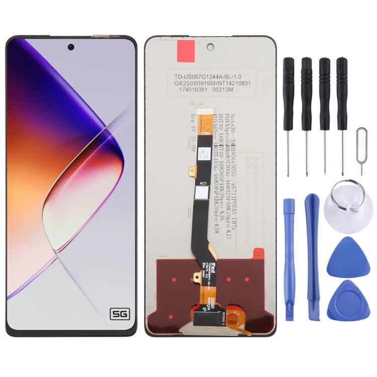 Écran LCD OEM avec assemblage complet de numériseur, For Infinix Smart 9 HD, For Infinix Hot 50i, For Infinix Smart 9, For Infinix Hot 50 5G, For Infinix Smart 8 Pro X6525B, For Infinix Smart 8 Plus X6526, For Infinix Hot 40 Pro X6837                  ...