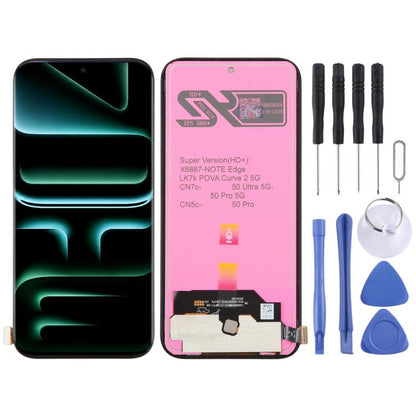 Écran LCD OEM avec assemblage complet de numériseur, For Infinix Smart 9 HD, For Infinix Hot 50i, For Infinix Smart 9, For Infinix Hot 50 5G, For Infinix Smart 8 Pro X6525B, For Infinix Smart 8 Plus X6526, For Infinix Hot 40 Pro X6837                  ...