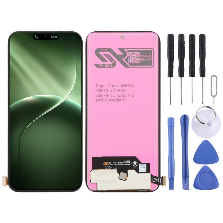 Écran LCD OEM avec assemblage complet de numériseur, For Tecno Pova 5 Pro LH8n, For Tecno Pova Neo 3 LH6n, For Tecno Camon 20 Premier, For Tecno Camon 20 Pro 5G, For Tecno Camon 20 Pro, For Tecno Camon 20, For Tecno Pop 7 BF6, For Tecno Spark 10C KI5k ...