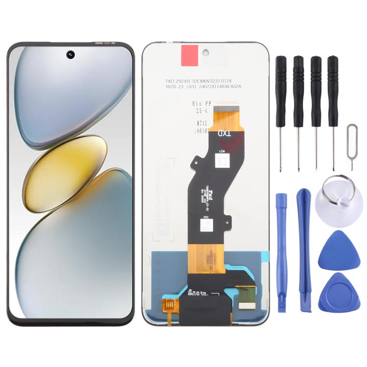 Écran LCD OEM avec assemblage complet de numériseur, For Tecno Pova 5 Pro LH8n, For Tecno Pova Neo 3 LH6n, For Tecno Camon 20 Premier, For Tecno Camon 20 Pro 5G, For Tecno Camon 20 Pro, For Tecno Camon 20, For Tecno Pop 7 BF6, For Tecno Spark 10C KI5k ...