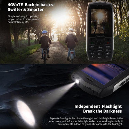 Téléphone robuste HAMTOD H3 / R3T, 2,8 pouces T107 ARM CortexTM A7 Quad-core 1,0 GHz, réseau : 4G, VoLTE, BT, SOS, EU Version