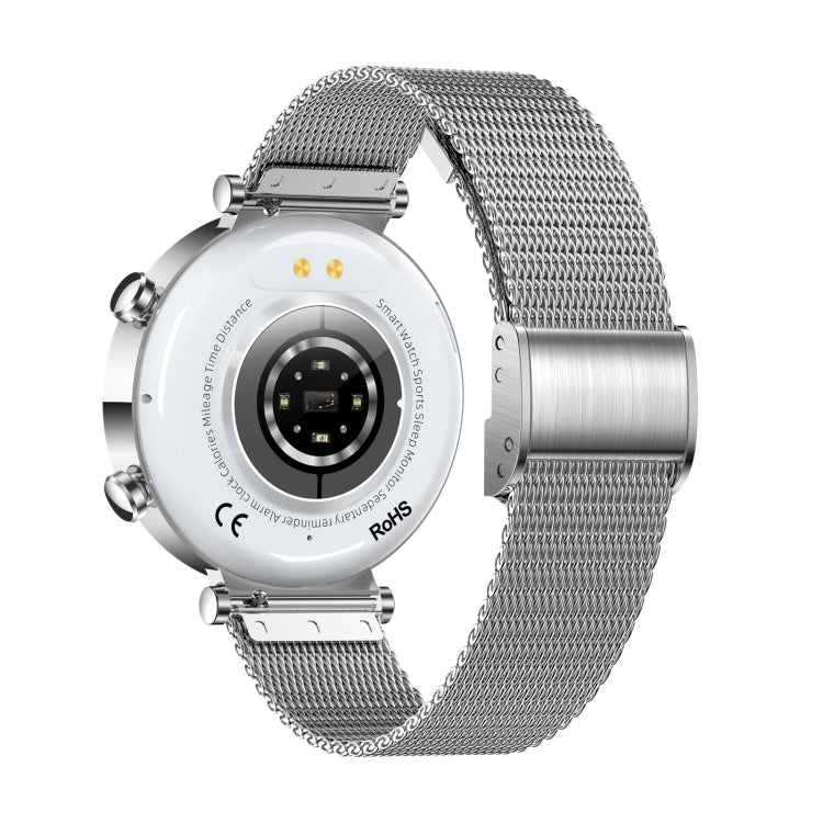 Montre intelligente T86 Woman Health 1,27 pouces, appel BT/Cycle physiologique/fréquence cardiaque/tension artérielle/glycémie/SOS
