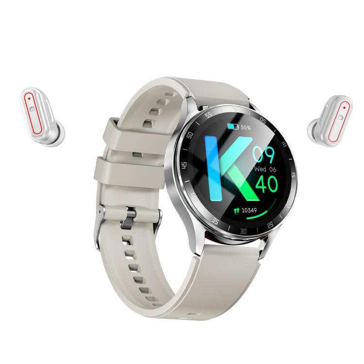 X10 casque montre intelligente 1,39 pouces Bracelet étanche, prise en charge des appels Bluetooth/NFC/fréquence cardiaque