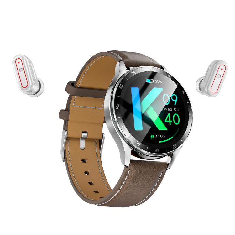 X10 casque montre intelligente 1,39 pouces Bracelet étanche, prise en charge des appels Bluetooth/NFC/fréquence cardiaque