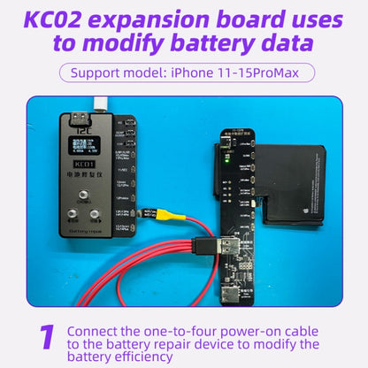 Carte d'extension de réparation de données de batterie i2C KC02, modifiant l'efficacité de la batterie pour iPhone 11-15 Pro Max