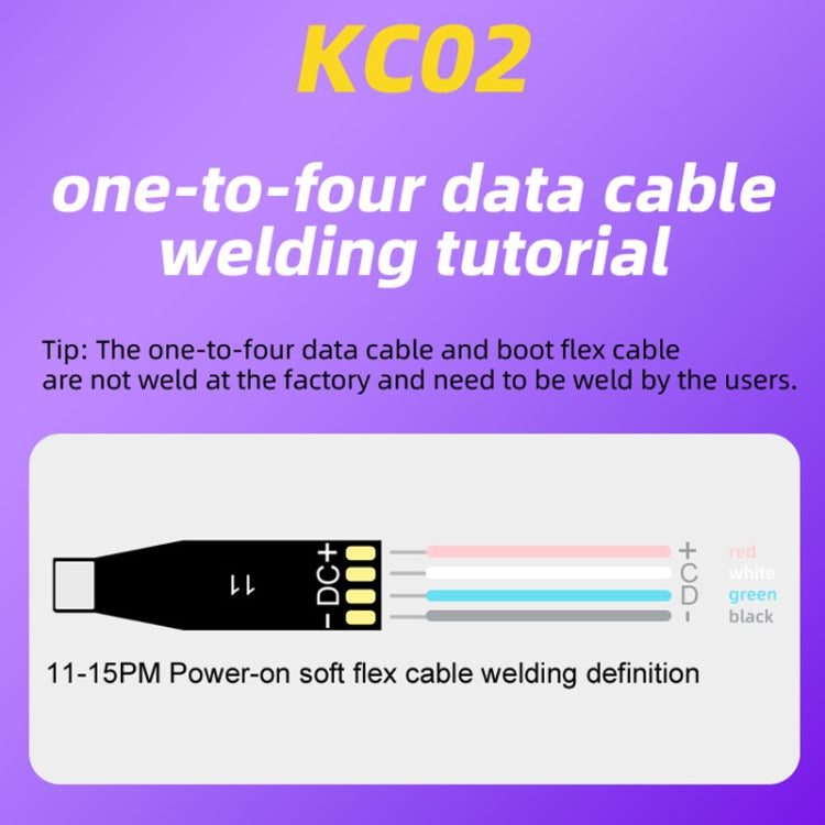 Carte d'extension de réparation de données de batterie i2C KC02, modifiant l'efficacité de la batterie pour iPhone 11-15 Pro Max