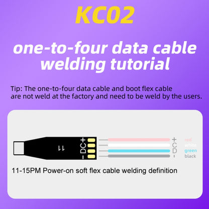 Carte d'extension de réparation de données de batterie i2C KC02, modifiant l'efficacité de la batterie pour iPhone 11-15 Pro Max