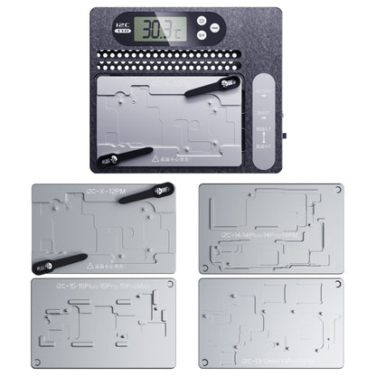 Station de dessoudage en couches pour carte mère PCB avec écran LCD i2C T18, pour iPhone X-15 Pro Max