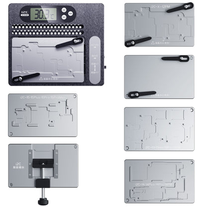 Station de dessoudage en couches pour carte mère PCB avec écran LCD i2C T18, pour iPhone X-15 Pro Max, avec Module d'élimination de la colle