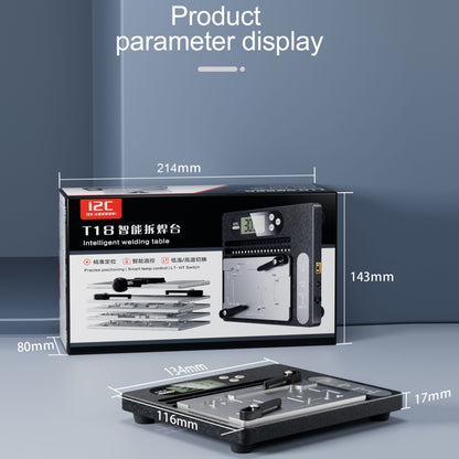 Station de dessoudage en couches pour carte mère PCB avec écran LCD i2C T18, pour iPhone X-15 Pro Max, avec Module d'élimination de la colle