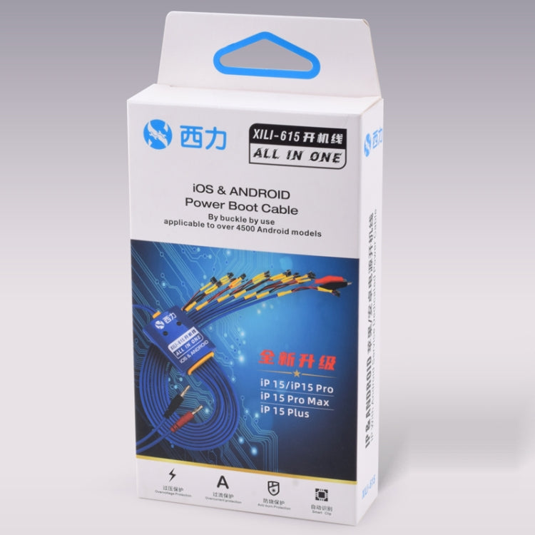 XILI 615 iBoot Alimentation On/Off Ligne de démarrage pour iPhone 6 Plus-15 Pro Max / Android