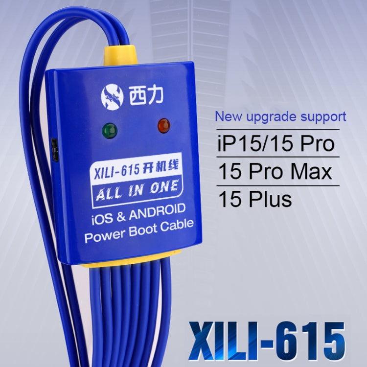 XILI 615 iBoot Alimentation On/Off Ligne de démarrage pour iPhone 6 Plus-15 Pro Max / Android