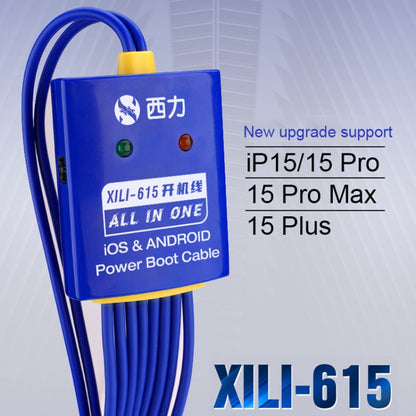 XILI 615 iBoot Alimentation On/Off Ligne de démarrage pour iPhone 6 Plus-15 Pro Max / Android