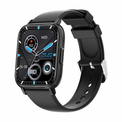 Montre de sport intelligente DM60+ 1,83 pouces BT5.2, prise en charge des appels Bluetooth/sommeil/glycémie/oxygène dans le sang/température/fréquence cardiaque/moniteur de santé de la pression artérielle