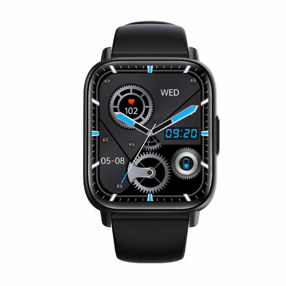 Montre de sport intelligente DM60+ 1,83 pouces BT5.2, prise en charge des appels Bluetooth/sommeil/glycémie/oxygène dans le sang/température/fréquence cardiaque/moniteur de santé de la pression artérielle