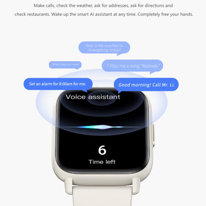 Montre de sport intelligente DM60+ 1,83 pouces BT5.2, prise en charge des appels Bluetooth/sommeil/glycémie/oxygène dans le sang/température/fréquence cardiaque/moniteur de santé de la pression artérielle