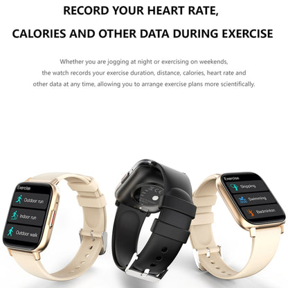 Montre de sport intelligente DM05 1,83 pouces BT5.2, prise en charge du sommeil/fréquence cardiaque/oxygène sanguin/température/sucre cardiaque/moniteur de santé de la pression artérielle